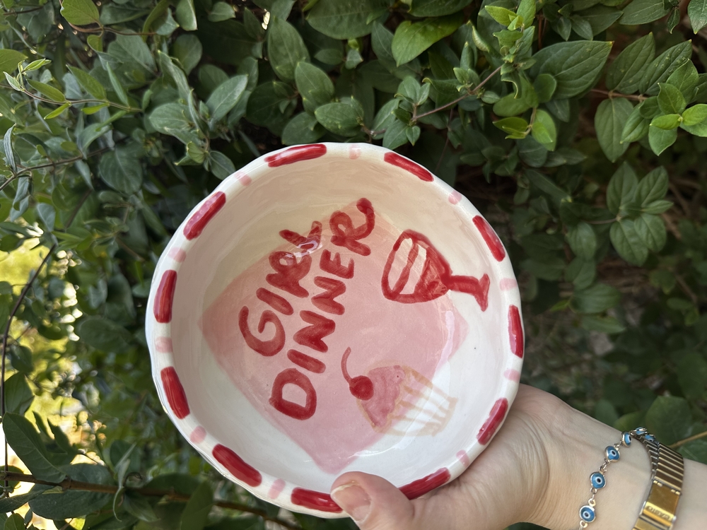 girl dinner bowl