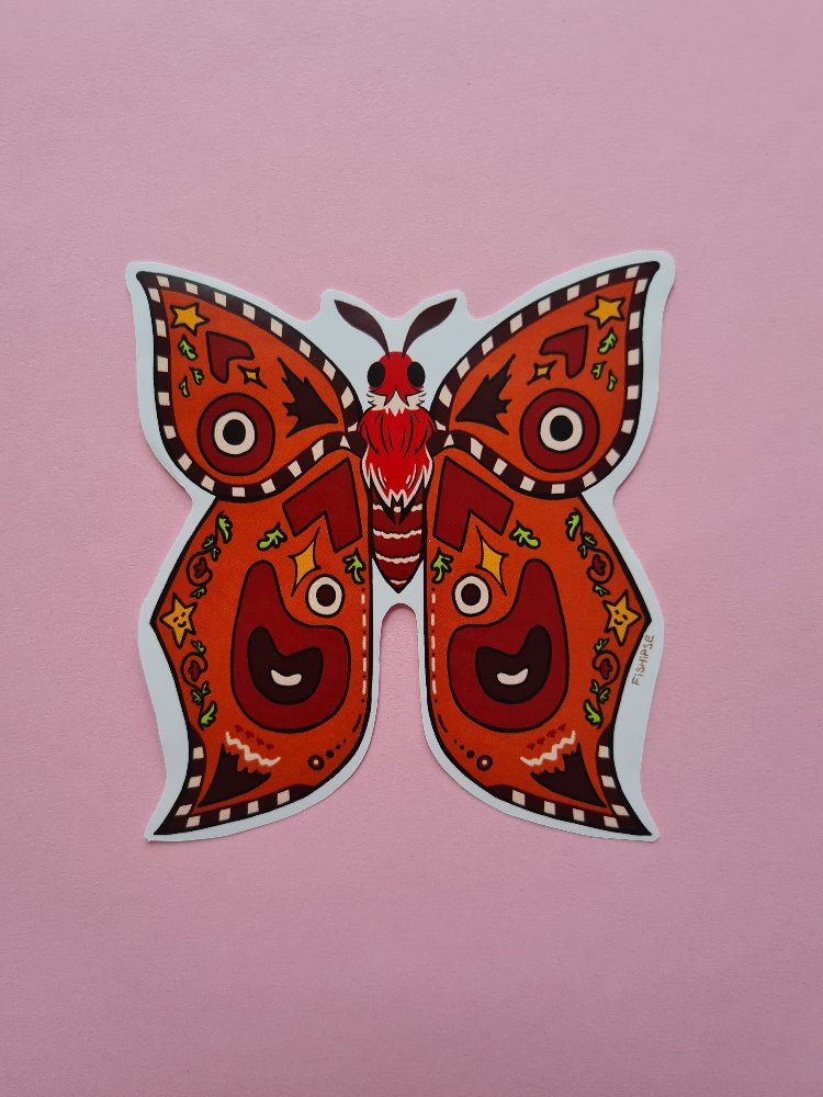 kelebek sticker