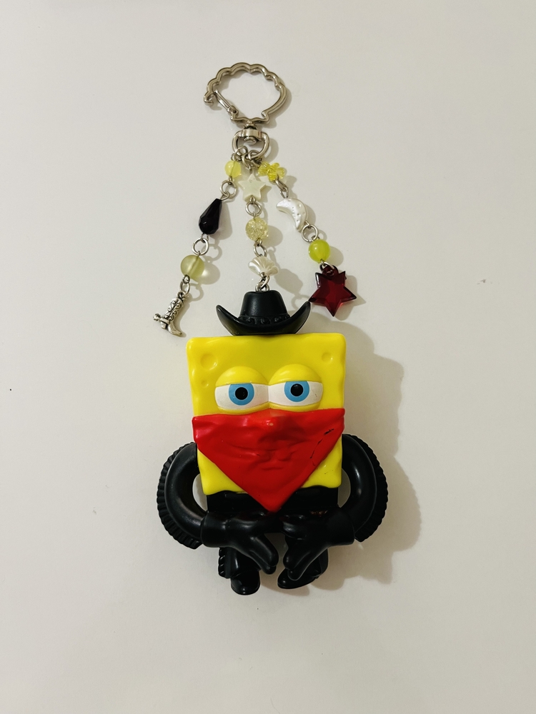 Kovboy Sünger Bob Anahtarlık