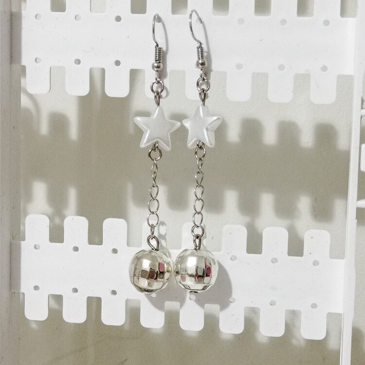 Mirrorball Küpe