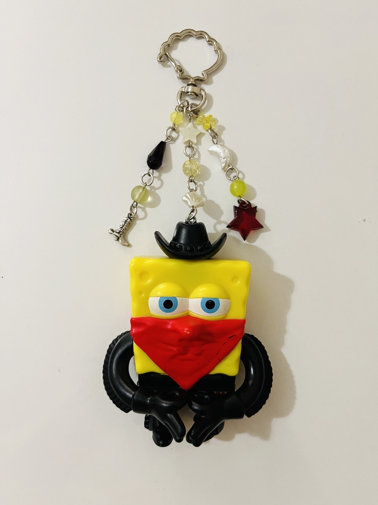 Kovboy Sünger Bob Anahtarlık