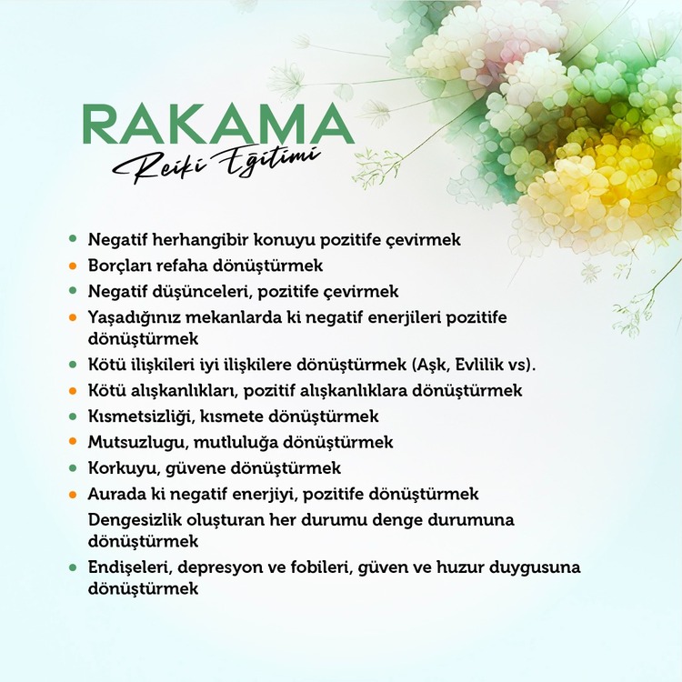 RAKAMA( DÖNÜŞÜM) REİKİSİ