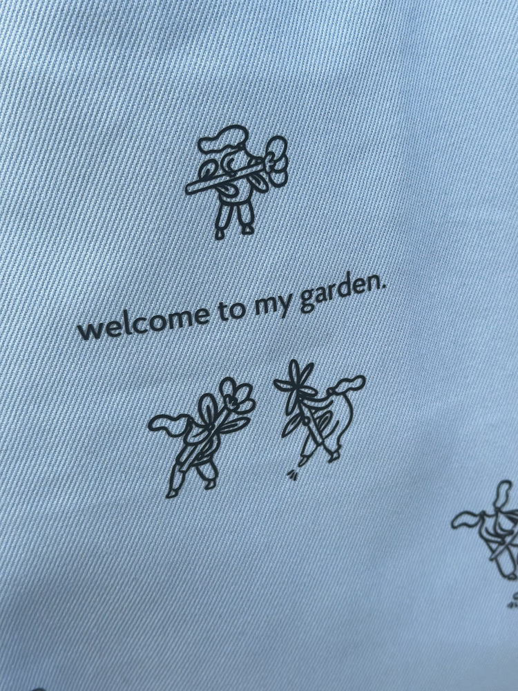 Garden Açık Mavi Bez Çanta