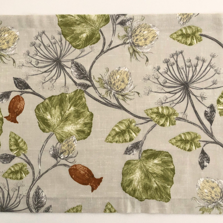 Bitki Desenli Runner 45x125