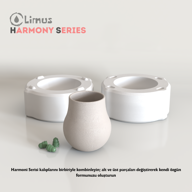 HS-002 HARMONİ SERİSİ KUPA ALÇI KALIBI 