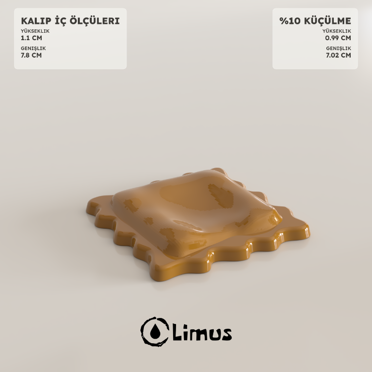 LPL-015 RAVİOLİ KAŞIKLIK ALÇI KALIBI