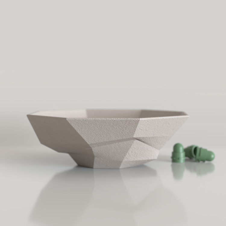 LBL-004 GEOMETRİK KASE ALÇI KALIBI