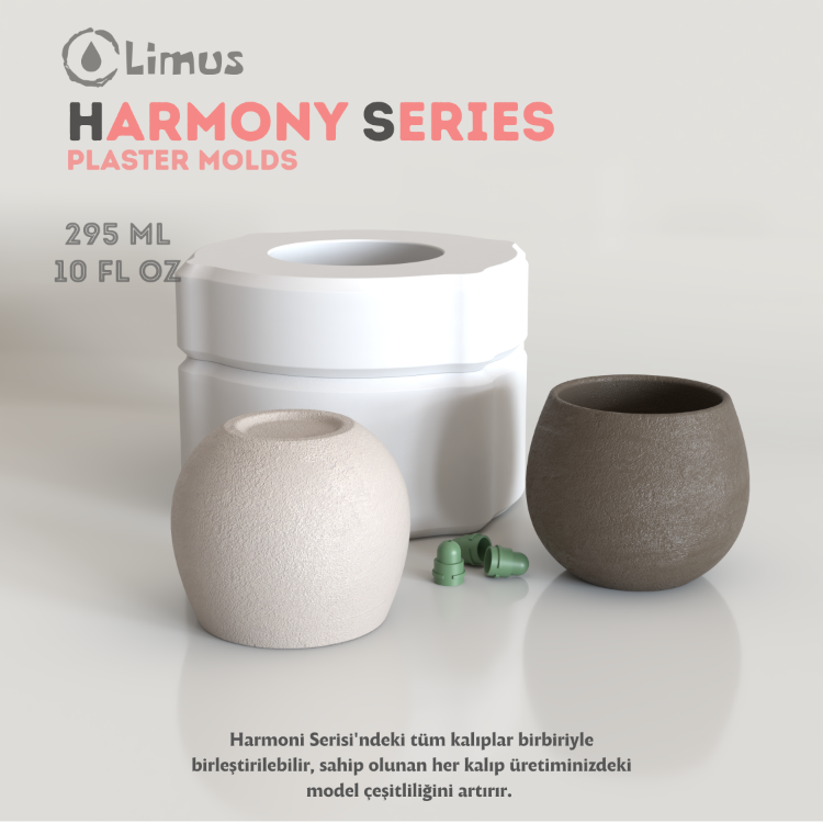 HS-004 HARMONİ SERİSİ KÜRE KUPA ALÇI KALIBI