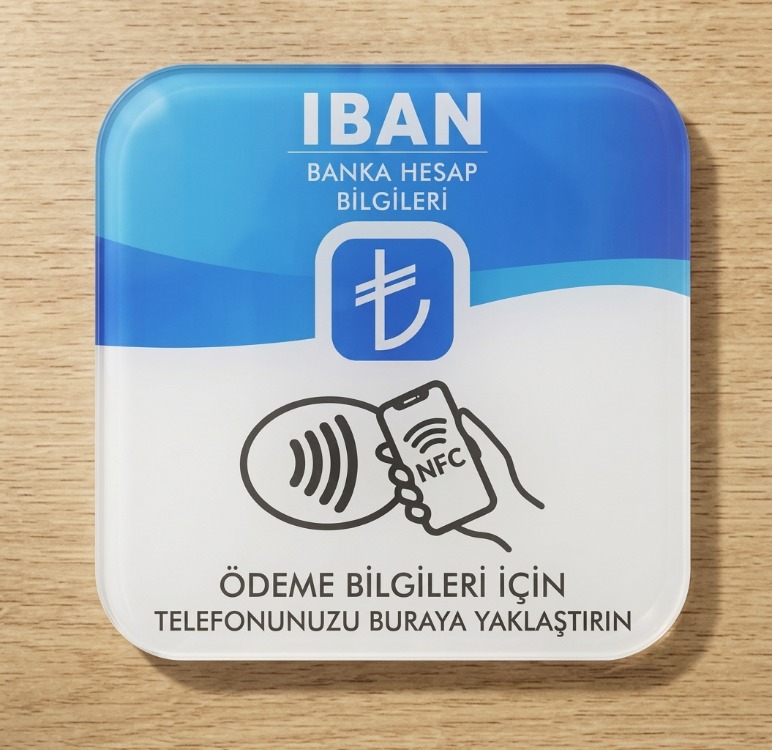 NFC IBAN Paylaşım Kartı