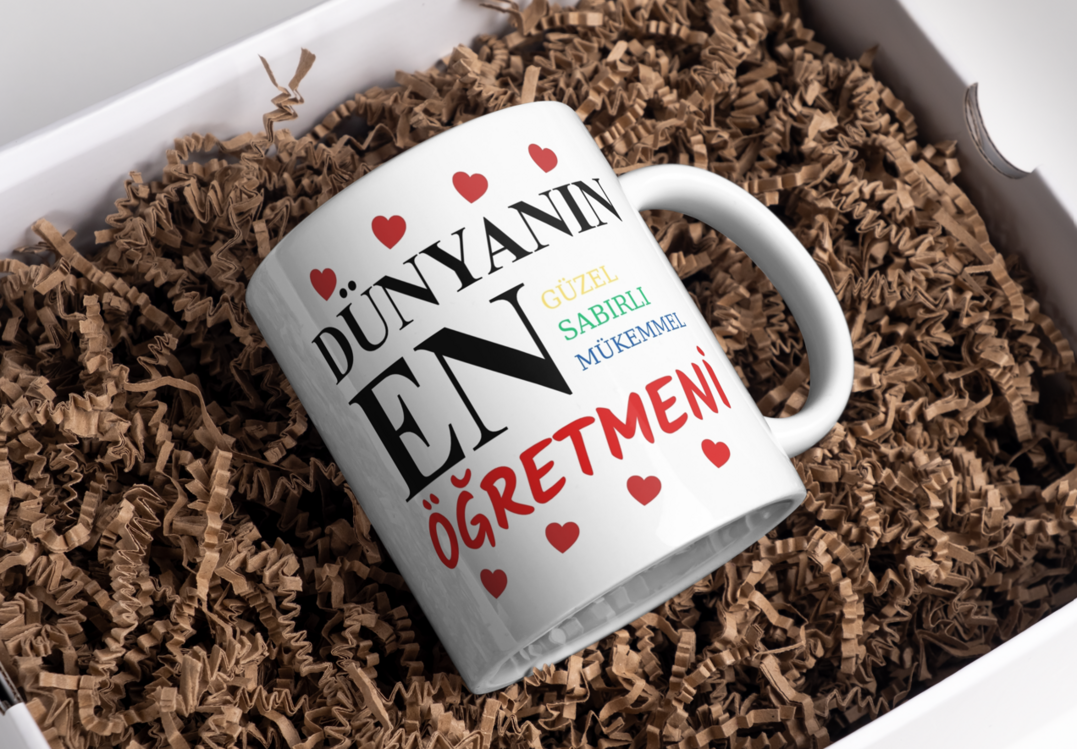 Dünyanın En İyi Öğretmeni Temalı Kupa