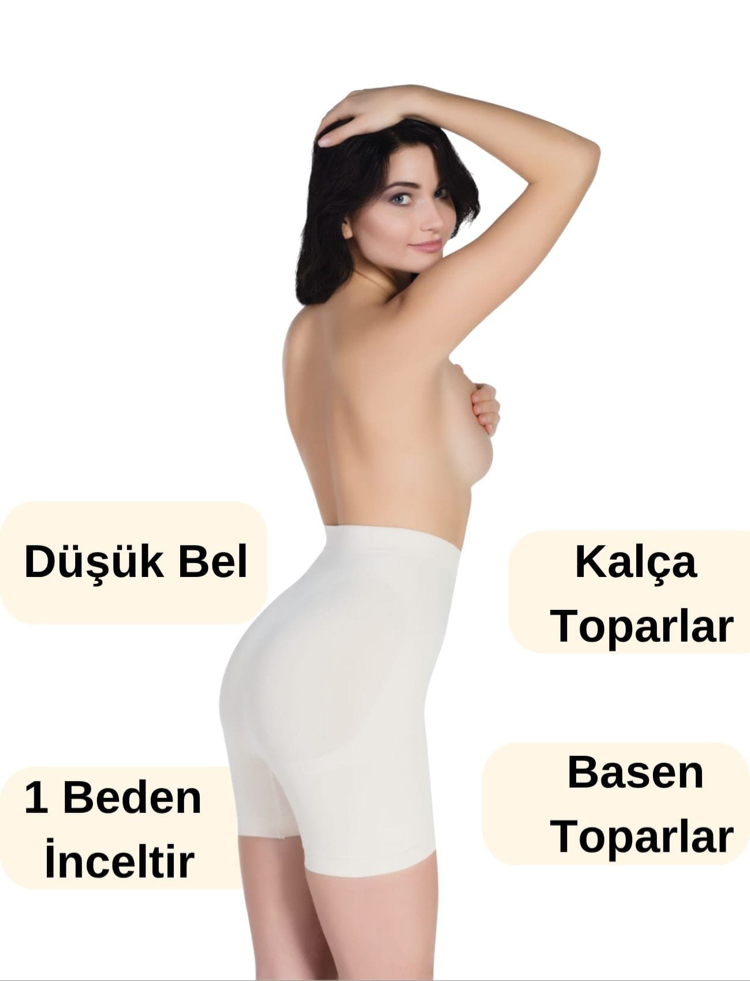 Toparlayıcı mini şort korse