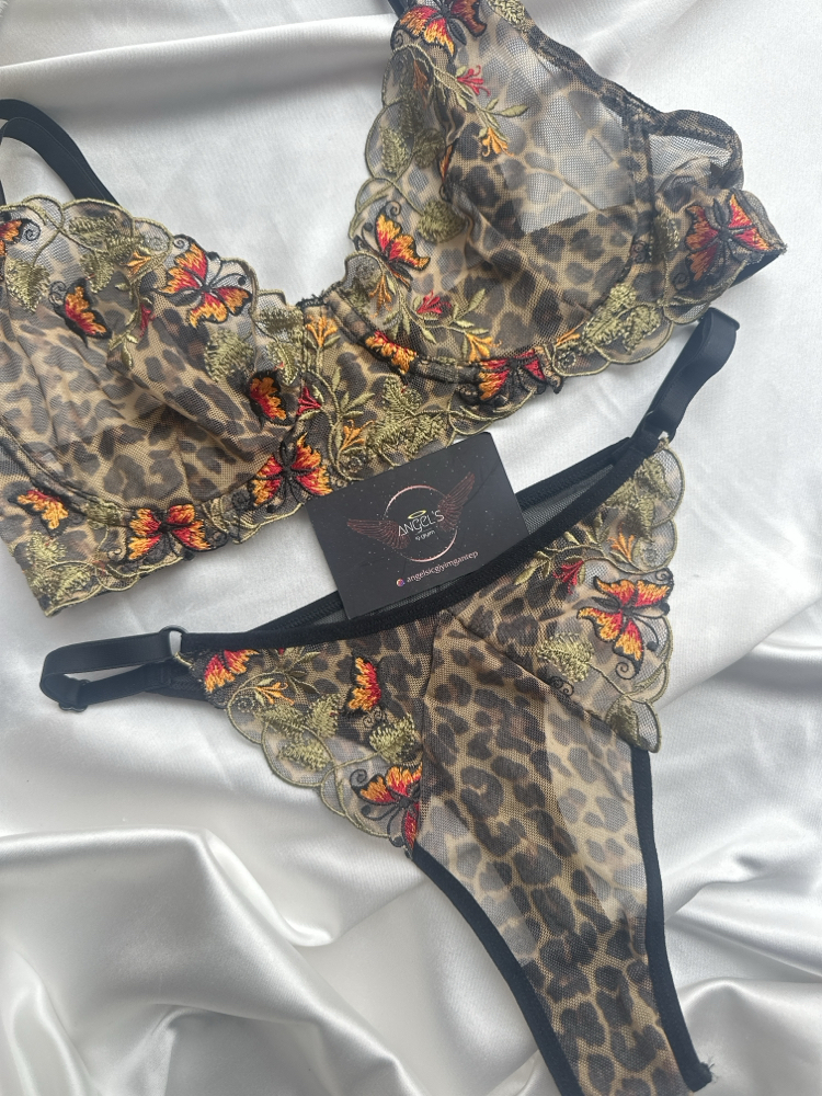 Kelebekli bralet takım