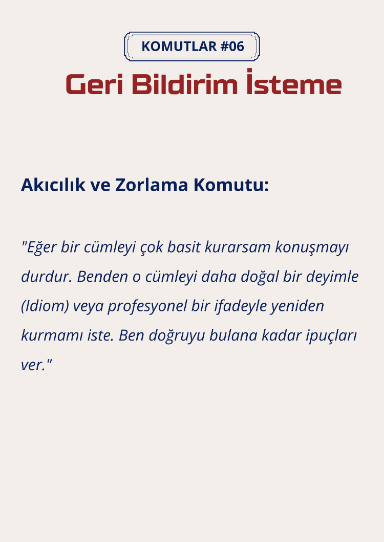 Yapay Zeka ile İngilizce Pratik Rehberi