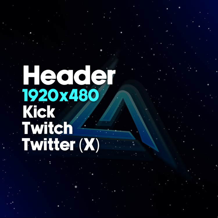 Header (Twitter / Twitch / Kick)