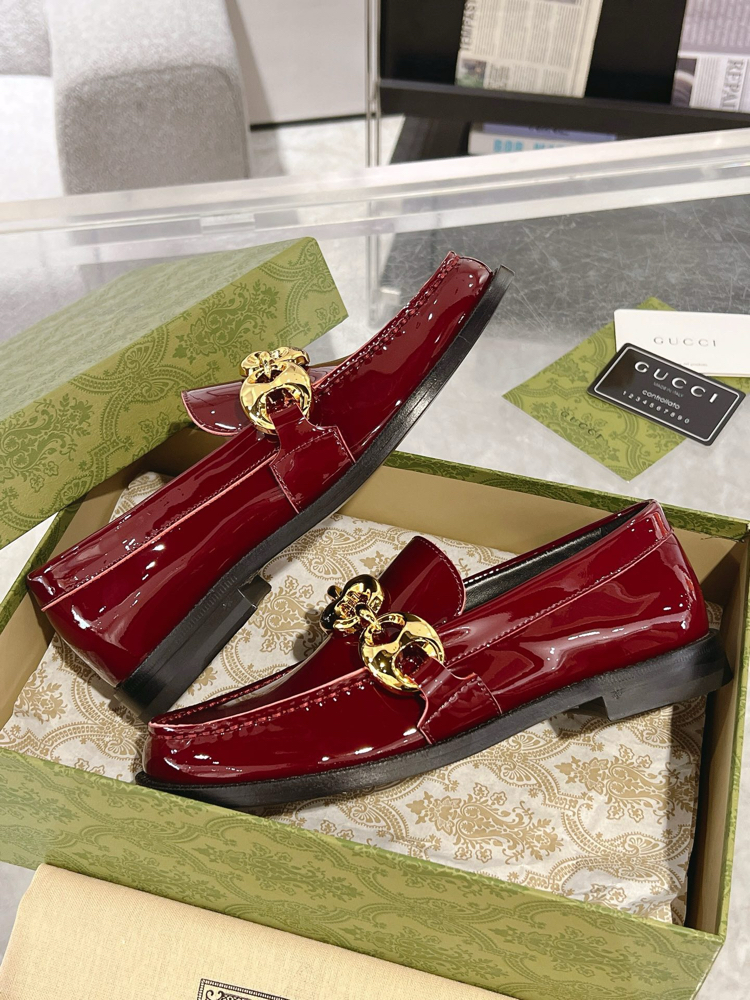  Gucci Rugan Zincir Detaylı Loafer Premium Signature Edition Ayakkabı