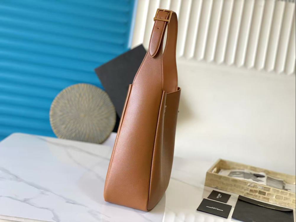  “Premium Soft Leather Y Hobo Bag Çanta Large