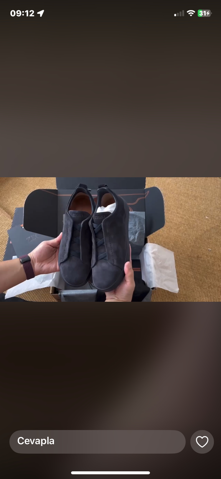 Zegna Süet Sneaker
