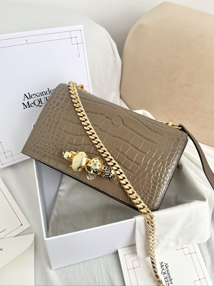 Alexander McQueen Jewelled Satchel Mini Omuz Çantası