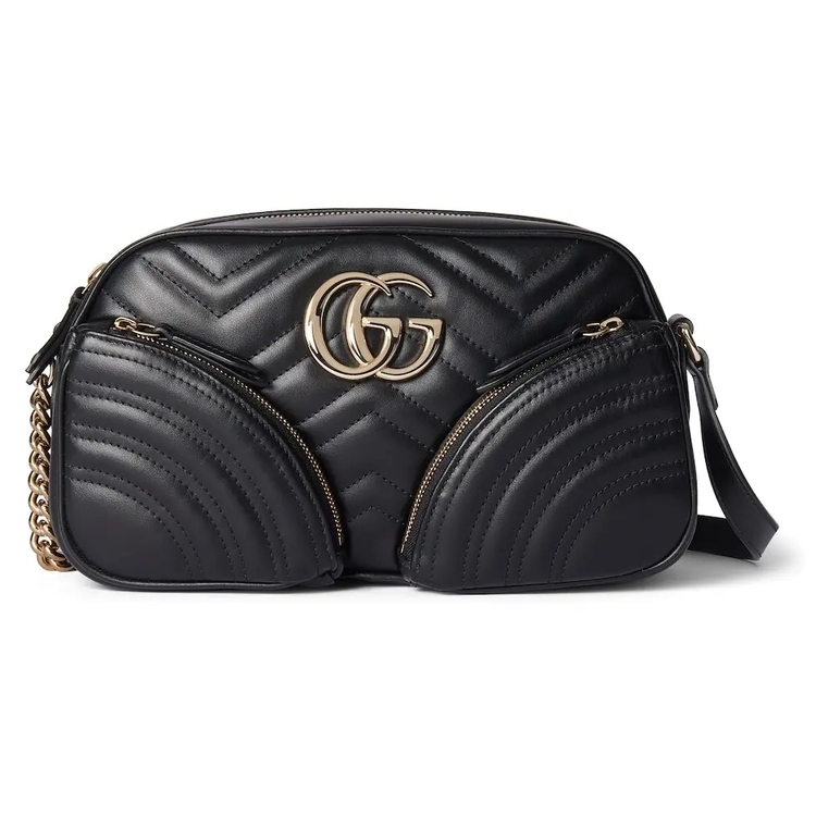 Gucci şık ve fonksiyonel siyah çapraz askılı çanta