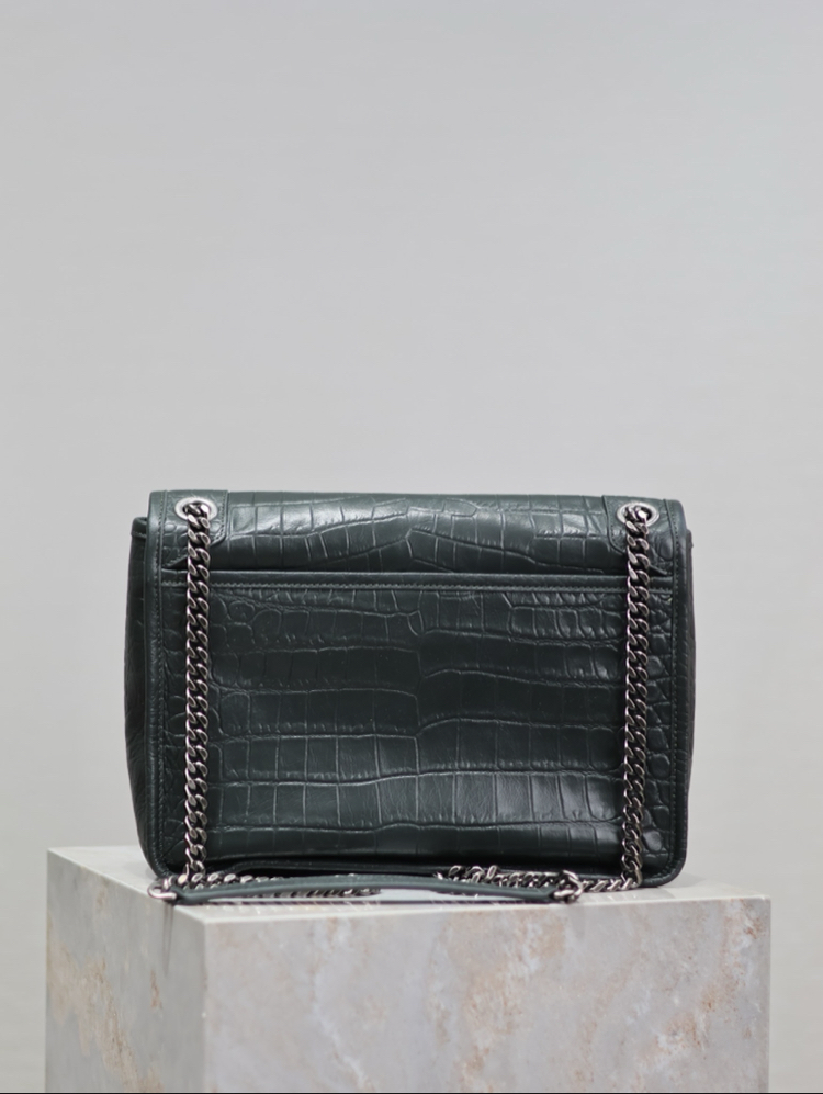 YSL Timsah Desenli Çanta