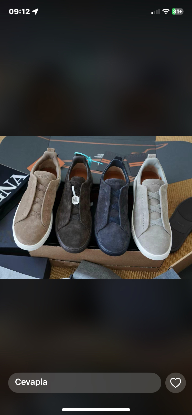Zegna Süet Sneaker