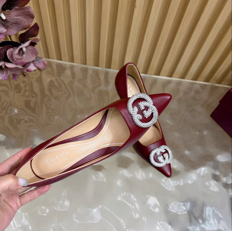 Gucci 8.5 cmlik taşlı Ayakkabı