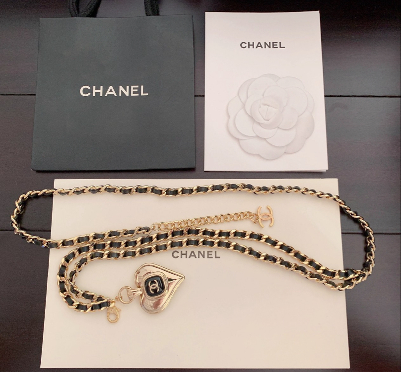 Chanel Kalp Detaylı Zincir Kemer