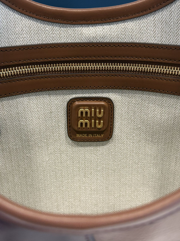 Miu Miu Patchwork Deri Hobo Çanta