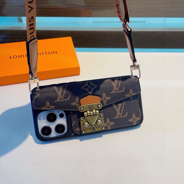  Louis Vuitton Tarzı Lüks Çanta Görünümlü Telefon Kılıfı (Askılı Model)