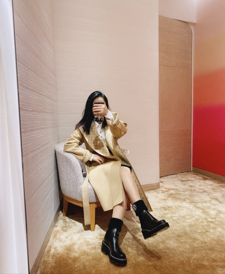  Heritage Monogram Wool Coat Exclusive Luxury Edition