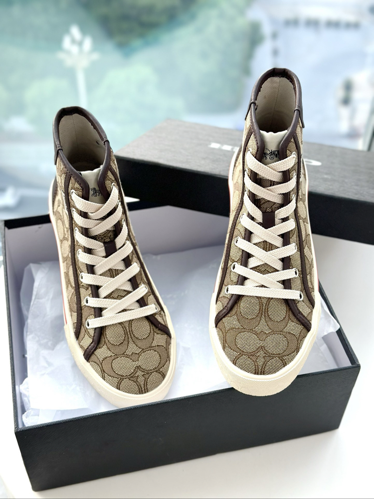  COACH Kadın Yüksek Bilek Sneakers ✨