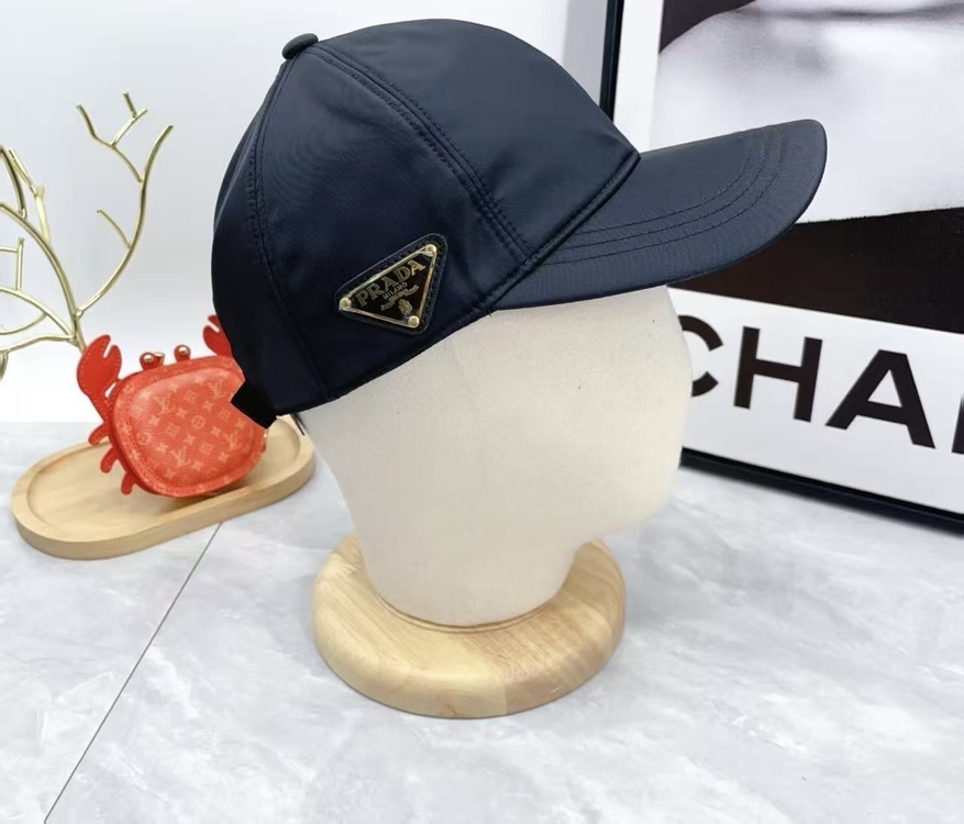 prada siyah unisex şapka