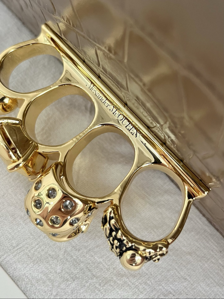 Alexander McQueen Jewelled Satchel Mini Omuz Çantası