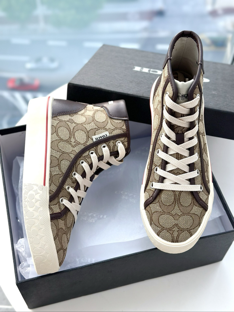  COACH Kadın Yüksek Bilek Sneakers ✨