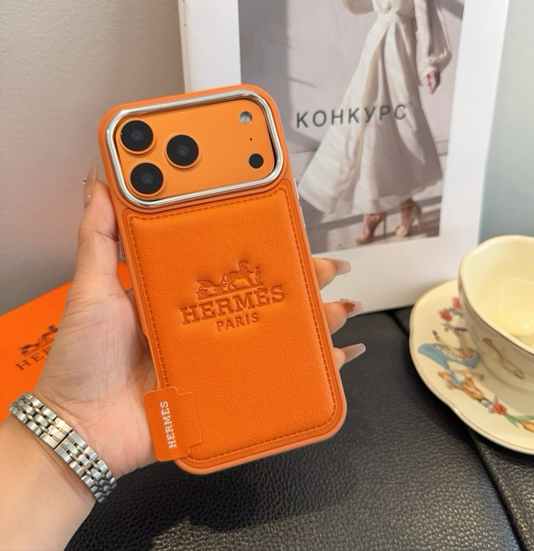 Lüks  Hermes  deri telefon kılıfı