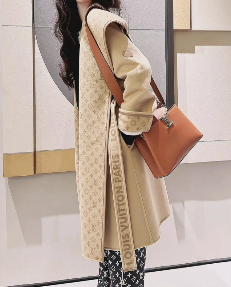 Heritage Monogram Wool Coat Exclusive Luxury Edition