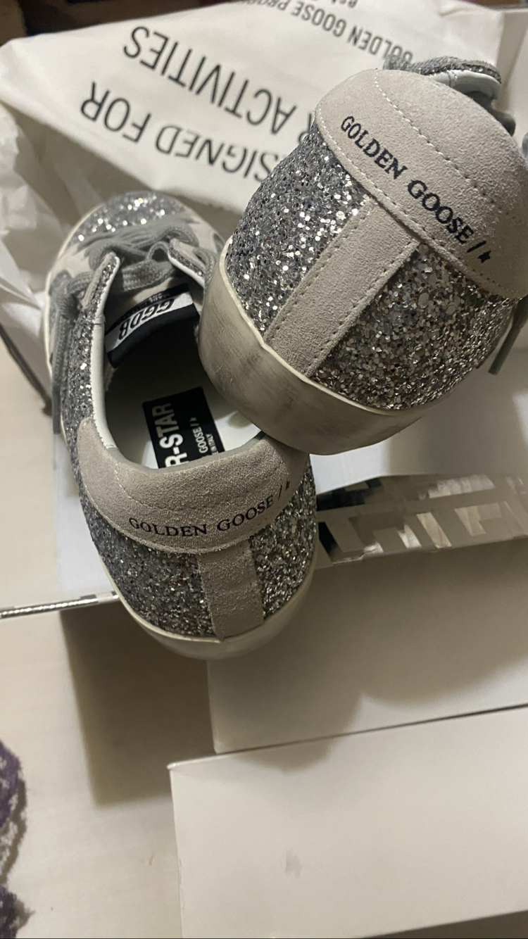 Simli Yıldız Detaylı Sneaker
