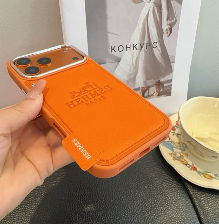 Lüks  Hermes  deri telefon kılıfı