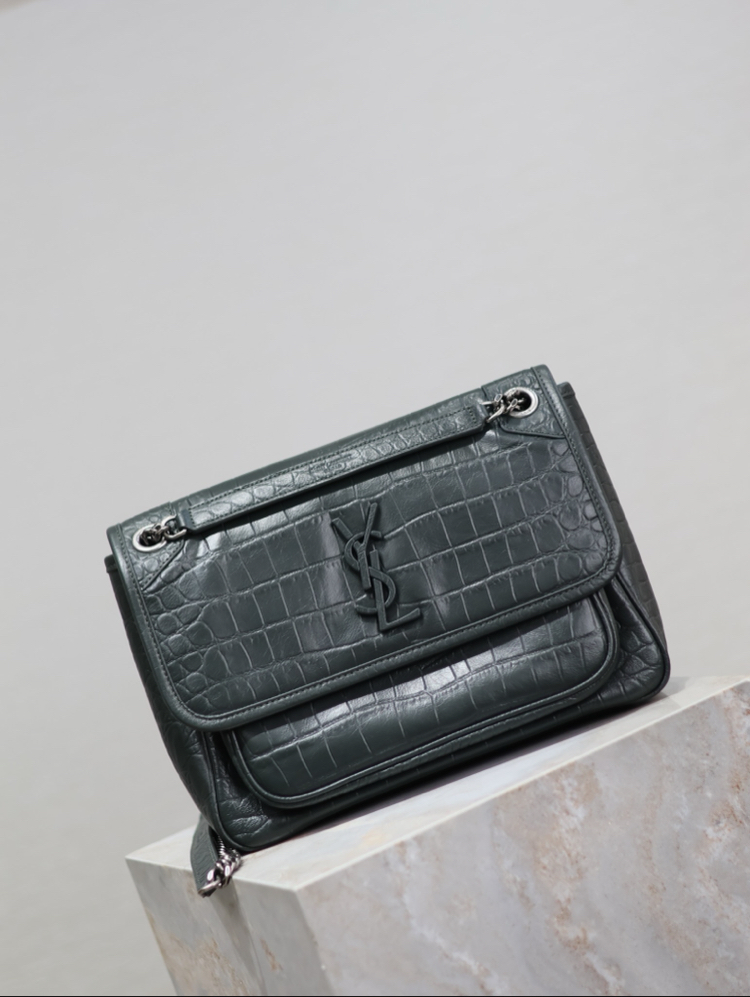 YSL Timsah Desenli Çanta