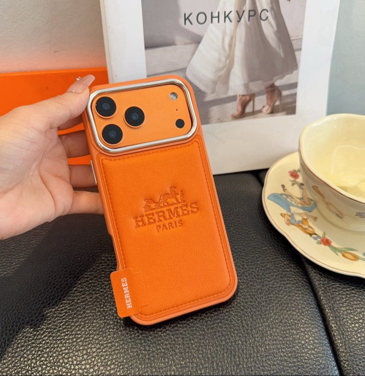 Lüks  Hermes  deri telefon kılıfı