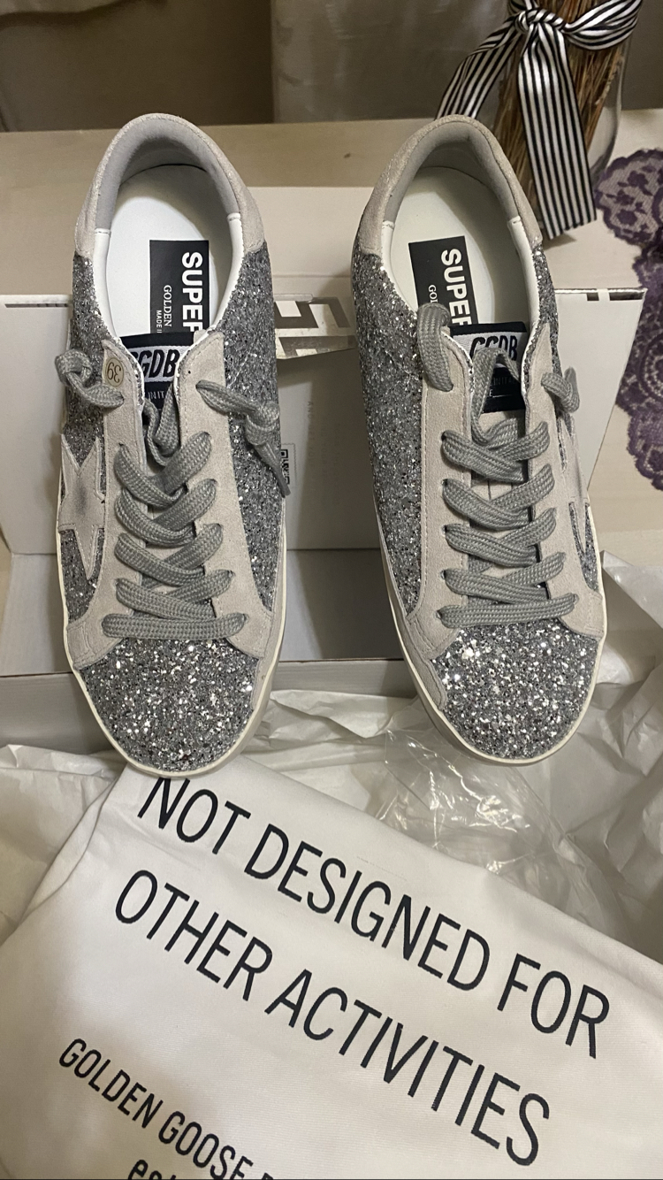 Simli Yıldız Detaylı Sneaker