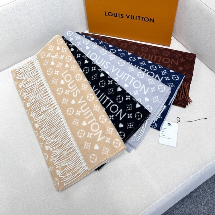 Louis Vuitton Monogram Desenli Şal/Fular