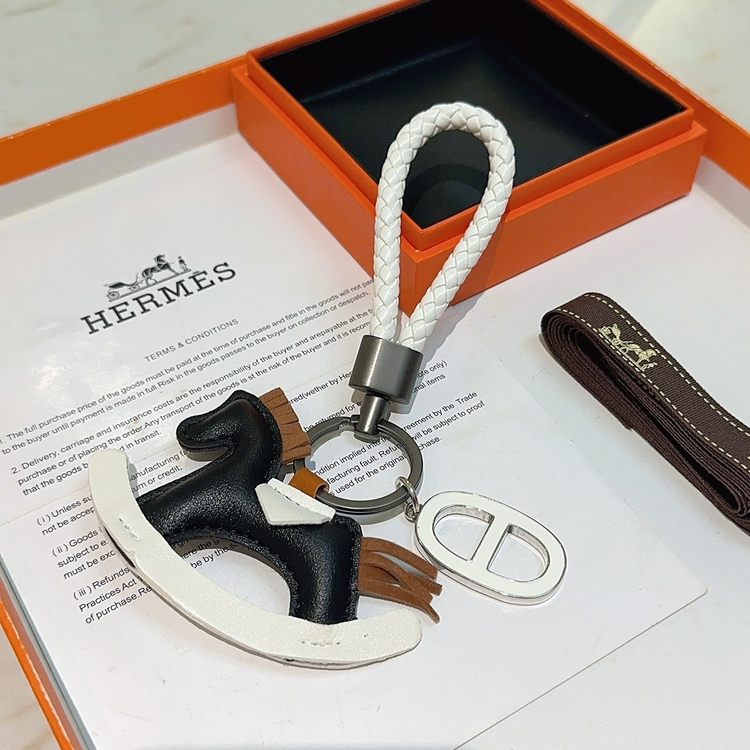 Hermès “Rocking Horse” Tasarım Lüks Deri Anahtarlık ve Çanta Aksesuarı