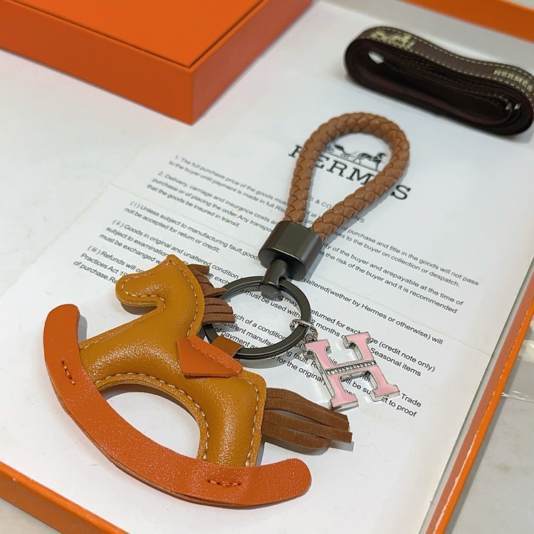 Hermès “Rocking Horse” Tasarım Lüks Deri Anahtarlık ve Çanta Aksesuarı