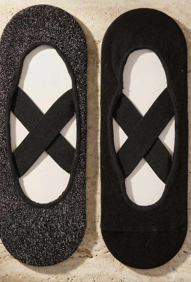 Kaydırmaz Tabanlı 2’li Yoga/Plates Çorabı