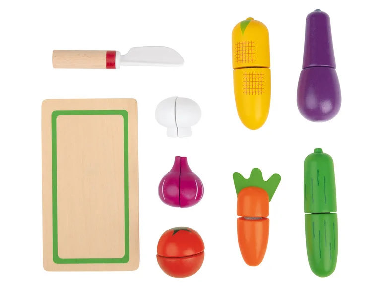 Kesme Tahtalı Ahşap Set