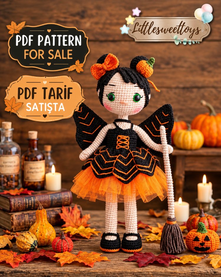amigurumi cadı tarifi