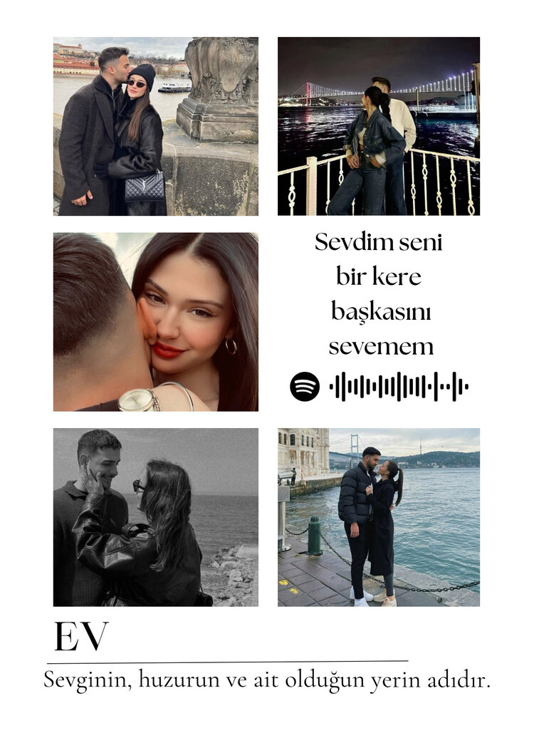 EV Posteri ( ÇERÇEVESİZ )