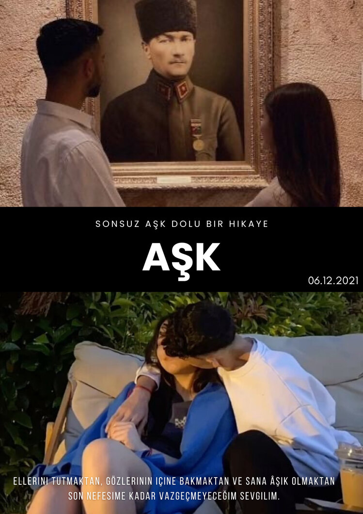 Aşk Afişi (ÇERÇEVESİZ)