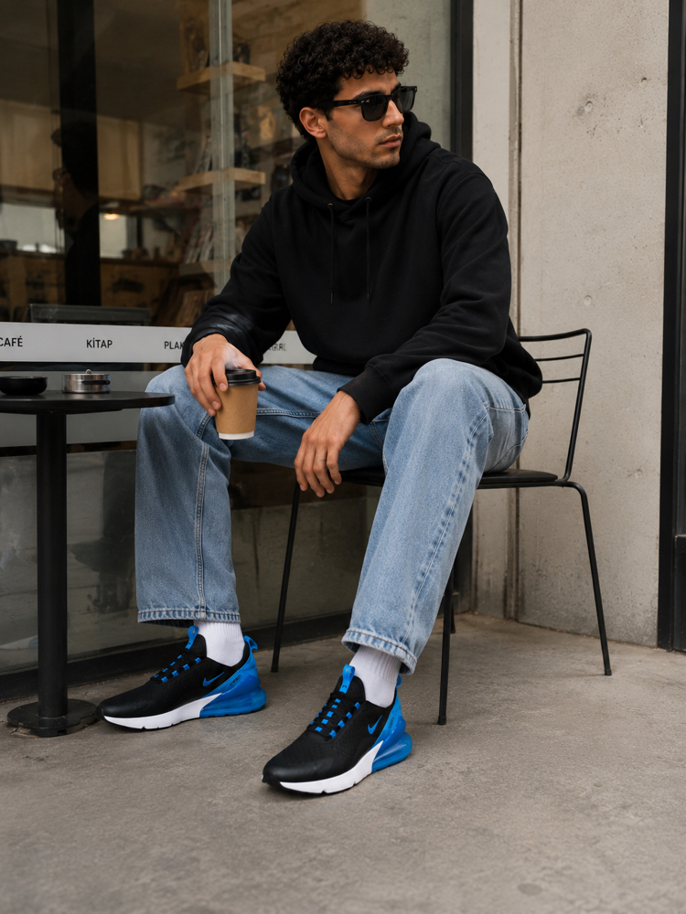 NİKE AİR MAX 270 BLACK BLUE